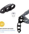 Beefed Up Bike Derailleur Hanger Extender Kit For 34T To 52T Flywheels With M10 Screws Rear Derailleur Extension Hollow Out Design
