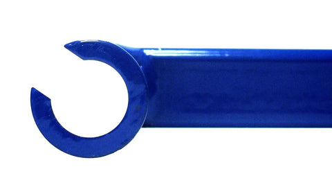 Close-up of the Beefy Heavy Duty Door Hinge Bender For.180 Gauge Commercial Doors With 19.5 Inch Leverage hook end tool