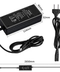 12 Volt LED Strip Power Supply 5 Amp 60 Watt Converter For DIY Lighting With 100 Volt To 240 Volt Input And 5.5 By 2.1 Millimeter DC Output