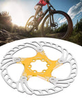 Straight Fire Mountain Bike Disc Brake Pads 180Mm Five Nail Design Hydraulic Mechanical Compatible with gold and silver rotor.