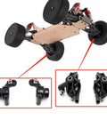 Heavy Duty Steering Cup And C Hub Carrier Rear Hub Set Replacement Upgraded RC Car Parts Dead Nuts Compatibility view showing car undercarriage and parts