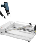 Piefeak No Blade Shrink Wrap Sealer Machine With Heat Gun For POF PVC Film Adjustable Temp 12 Inch Seal Cutter Tool