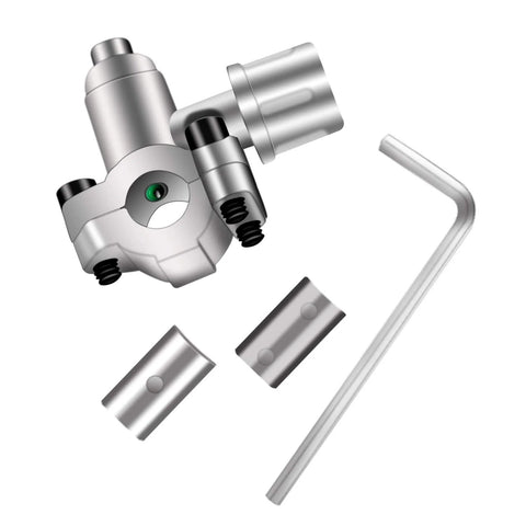 Trounistro BPV-31 bullet piercing valve kit (6-pack) in silver metal with hex key and adapters for 1/4–3/8 in tubing