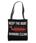 Paddling Crew Tote Bag For Dragon Boat Team And Racing Enthusiasts, Durable Water Resistant Gear, black with dragon design