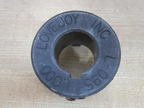 Flexible Jaw Type Coupling Hub For 1 Inch Bore 2.11 Inch Outer Diameter 2.5 Inch Length One Quarter By One Eighth Inch Keyway Sintered Iron