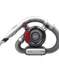 Compact 12V Flexi Automotive Vacuum With 4 Ft Hose Crevice Tool 2in1 Wide Nozzle And Flip Up Brush Corded Handheld Car Vacuum For Tight Spaces