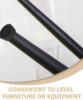 Adjustable Rubber Furniture Feet Kit With Screws M10 Four Pack showing close-up of rubber foot and text for heavy duty stability.