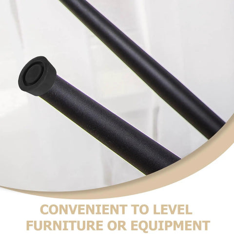 Adjustable Rubber Screw Feet Pads With M10 Screws No Slip Leveling Feet shown on furniture legs