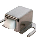 Stainless Steel Shower Door Hinge With Plastic Tip Nylon Soft Close Latch Rust-Proof Built To Last Adjustable Slotted Mounting