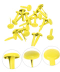 500 Pieces Scrapbooking Paper Fasteners Brads Clip Set For Photos And Cards And Paper Crafts Durable Vintage Style Scrapbook Embellishments For Creative Journaling And Card Making, yellow metal fasteners