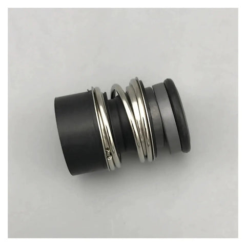 Durable Mechanical Shaft Seal Kit For Water Pump Featuring SiC Rotary Ring And Silicon Carbide Stationary Ring With NBR Gasket And SS Spring Compatible With 28Mm Shafts From VPOVUVRYZ Series close-up view of seal components.
