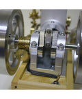 Kickstart Your Engineering Quest With This Slick Six Cubic Centimeter Hit And Miss Gasoline Engine featuring brass components and precision parts.