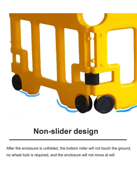 Rock Solid Safety Barricade Folding Security Gate Featuring High Visibility Temporary Pedestrian Fence Made For Crowd Control And Restricted Zones Using Heavy Duty Polyethylene For Zero Fuss Setup