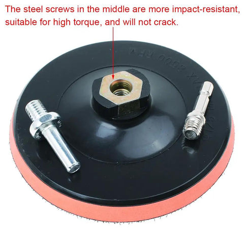 80 Pack 5 Inch Sanding Discs Kit With Pro Grade 8 Hole Sander backing pad with steel screws for high torque applications