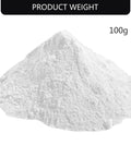 Clear White PTFE Powder 100g Dry Lubricant For Industrial And Household Gear Ultra Fine 1.6 Micron Particles