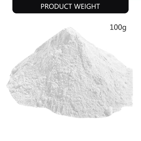 Clear White PTFE Powder 100g Dry Lubricant For Industrial And Household Gear Ultra Fine 1.6 Micron Particles
