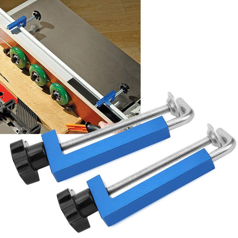 2 Pack 120mm Aluminum Alloy Flexible Clamps For DIY Woodworking And Carpentry Handy Rust Resistant Clamps For Table Saws Band Saws
