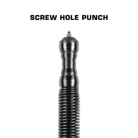 Heavy Duty No Sweat Self Centering Screw Hole Punch With Hammerless Spring Action for precision screw marking on various surfaces.