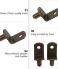 80 Piece Shelf Pegs for Cabinet Shelves, 6mm Shaft Diameter, Cold Rolled Steel Fixing Pins, durable L-shaped supports, easy install