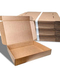 Rugged Corrugated Shipping Boxes 12x9x4 Inches Pack Of 60 Kraft Cardboard Mailers For Small Business Packing And Shipping Brown Recycled Paper Eco Friendly Literature Mailers open box
