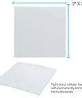 Shine Rite 2-Inch Polishing Pads For Jewelry, Pre-Treated Foam Squares With Micro Abrasives, Great For Charms