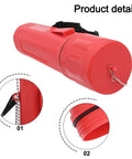 Get Your Welding Rod Storage Totally Organized With These 2 Pack Heavy Duty Airtight Abs Tubes showcasing red ABS welding rod storage tubes with chain and airtight seal.