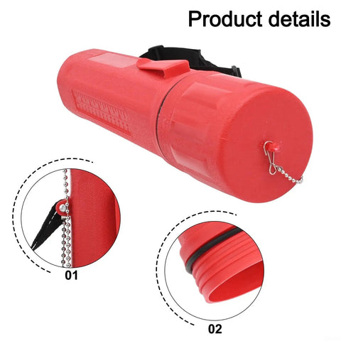 Get Your Welding Rod Storage Totally Organized With These 2 Pack Heavy Duty Airtight Abs Tubes showcasing red ABS welding rod storage tubes with chain and airtight seal.