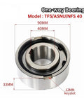 Sprag Clutch Bearing ASNU40 40x90x33mm With Keyway for Industrial Drives Built Tough Hardened Steel Precision Machined Secure Keyed Fit in Mechanical Transmission Systems