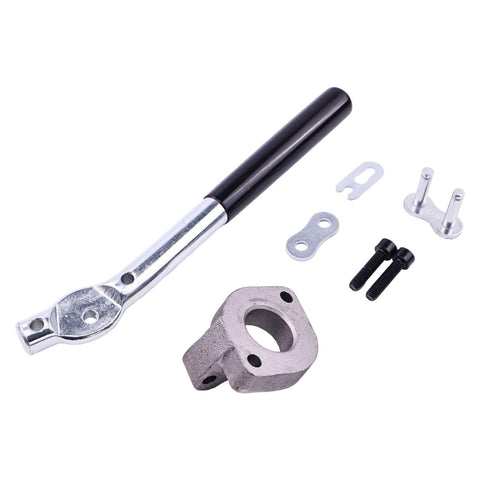 Hydraulic Valve Lever Handle Mounting Bracket Kit For Log Splitters Heavy Duty Compatible With Speeco Ariens Brave Huskee Yardmax MTD Northern Tool And More Includes Lever Grip Mounting Bracket And Socket Head Bolts