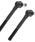 7 Piece Steering Kit With Inner And Outer Tie Rod Ends Adjusting Sleeves And Center Drag Link For Chevrolet C1500 Suburban 1993-1999 Chevrolet C2500 1992-1999 And GMC Yukon 1995-1999 two black tie rod ends