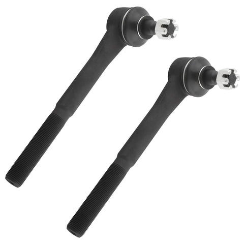7 Piece Steering Kit With Inner And Outer Tie Rod Ends Adjusting Sleeves And Center Drag Link For Chevrolet C1500 Suburban 1993-1999 Chevrolet C2500 1992-1999 And GMC Yukon 1995-1999 two black tie rod ends