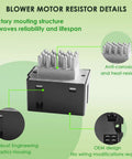 Hvac Heater Blower Motor Resistor For Hyundai Santa Fe Sonata Optima Hybrid And Soul Ev 2011 To 2020 direct OEM design with robust housing