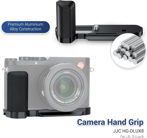 Durable Aluminum Hand Grip For D-LUX8 Camera With L Shape Bracket And Built In Arca Quick Release Plate Anti Slip Microfiber Pad