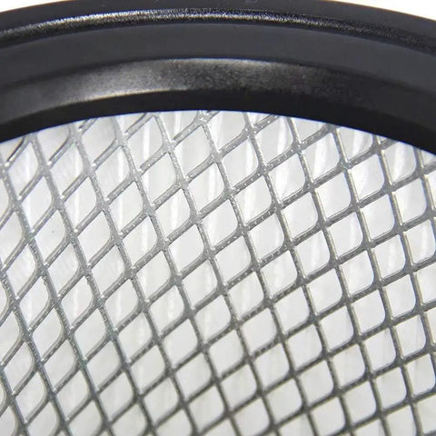 Close-up of Replacement Filter Cartridge For 90398 And 9039800 Series Wet Dry Vacuums Type AA mesh texture