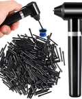 Electric Ink Mixer For Tattoo Pigment With 100 Mixing Sticks Kit, Pro Grade Tattoo Ink Agitator Machine For Microblading Eyebrow Color, Black Pigment, Easy One Touch Operation And Sanitary Disposable Sticks.