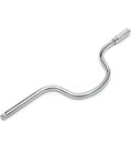 Beefy Three Eighths Inch Drive Speeder Handle, 16.75 Inch Length, Ball Detent Socket Retention, Bright Full Polish Chrome Finish