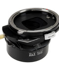 TLT ROKR Tilt Shift Lens Mount Adapter For Mamiya 645 MF Lenses To Sony E Mount Cameras With Infinity Focus, Up To 20mm Shift, 10 Degree Tilt, 360 Degree Rotation, Built For Sony Mirrorless black metal adapter with shift control