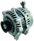 Direct Fit 11273 Alternator For Ford Edge 2007 To 2014 Fusion 2010 To 2012 Taurus 2008 To 2012 Lincoln MKX MKZ MKS Mercury Sable 3.5L V6 150 Amp 12V With 6 Groove Pulley Replacement For Your Ride, front view.