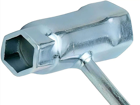 Two Pack Torx T Wrench 19mm By 13mm Three Quarter Inch By Half Inch Heavy Duty Torx Tool Set close-up view of wrench head