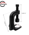 Premium Adjustable Ball Joint Separator And Puller Tool Knocks Stubborn Steering Joints Loose Up To Two Three Eight Inches For Cars Trucks Suv With Zero Headache No Sweat Garage Essential, black tool, 110mm height.