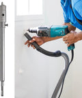 Heavy Duty Hole Saw Kit With Carbide Tips For Drilling Concrete Stone And Masonry Bricks Featuring Long Lasting Tool Steel Build Perfect For Electrical Installations And Home Improvement Projects That Need Reliable Performance, carbide drill bit and wall drilling
