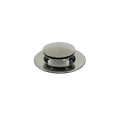 Elm Single Hole Single Handle Bathroom Faucet With Drain Assembly in Polished Chrome WaterSense Certified 1.0 GPM drain cover