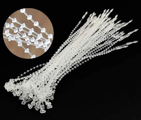 Keep Your Shop Floor Locked Down With These 1000 Clear Beaded Cable Ties Featuring Quick Snap Pin Locks Tamper Resistant Plastic Fasteners For Price Tags Apparel And Luggage Security Seals