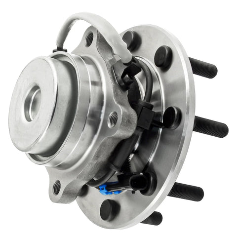 2WD Front Wheel Bearing Hubs For 2003 Through 2017 Chevy Express 3500 4500 Vans Wheel Hub Bearing Assembly Replacement With 180mm ABS Sensor OEM Grade Durable Plug And Play Fits 2WD Models