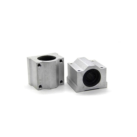 4 Pcs SCS16UU Linear Motion Bearing Slides For CNC Parts, 3D Printer Parts, And Precision Machine Tools, Slick Ultra Smooth Guide Rails For DIY CNC, Milling, And Robotic Projects, aluminum bearing block pair