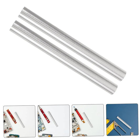 8 Pack Tent Pole Connector Repair Tubes For Quick DIY Fixes On Broken Poles, aluminum alloy, side view, camping gear repair