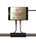 Whole House Water Descaler System No Salt Needed Electronic Descaler compact unit on pipe for low maintenance home use