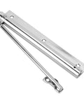 Adjustable Automatic Door Closer Stainless Steel With Auto Force Adjustment for fire doors and wooden doors, close-up view