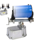 Air Driven Paint Can Mixer For 1 To 5 L Round And Square Buckets, Pneumatic Shaker With 30 Degree Oscillation And Adjustable Clamp System For Mixing Ink Adhesive And Coatings, A DIY Friendly Pro Grade Tool For Any Shop, shown with 5 L bucket