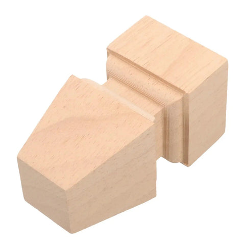 4-Piece Stable Wood Furniture Feet Set For Dresser, Cabinet, And Sofa Legs Replacement, Easy to Install, Durable